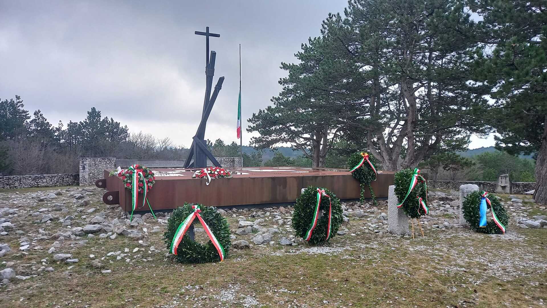 Celebrata alla Foiba di Basovizza la Giornata del Ricordo