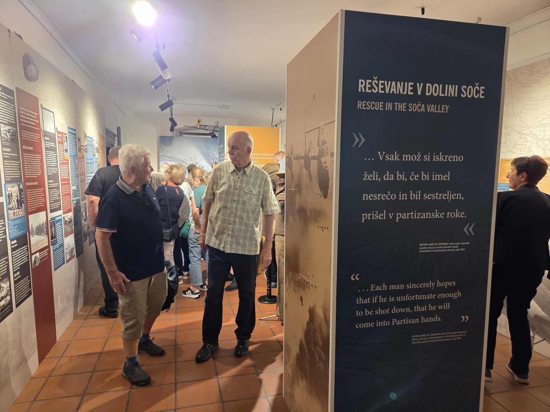 Reševanje ameriških letalcev v dolini Soče leta 1945