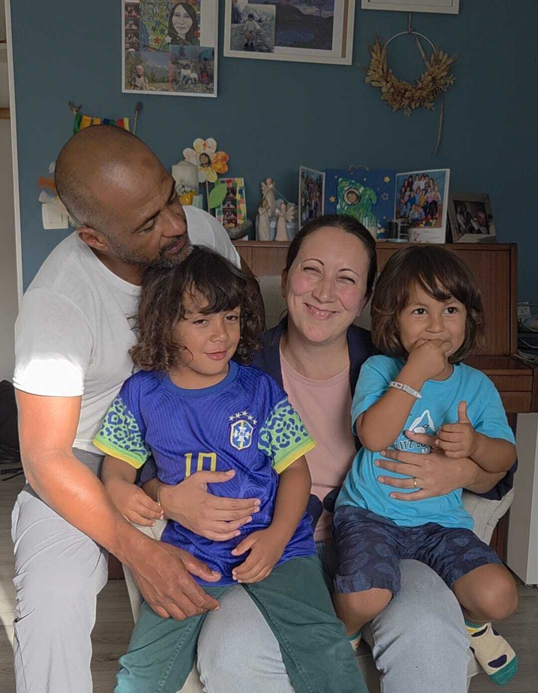 Družina Souza Leban: z mamo po slovensko, z očetom po portugalsko 