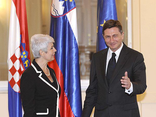 Borut Pahor in Jadranka Kosor