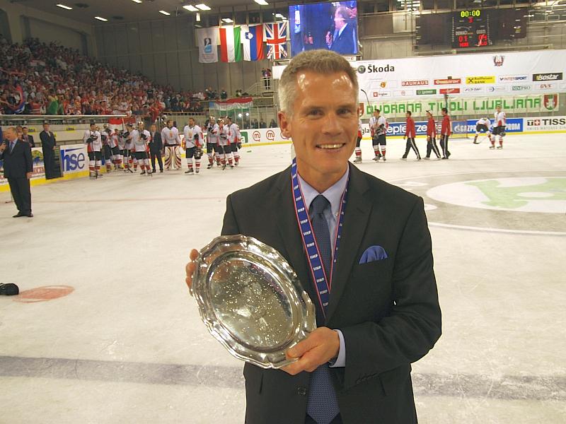 John Harrington ni več selektor slovenske hokejske izbrane vrste. Foto: MMC RTV SLO/Toni Gruden
