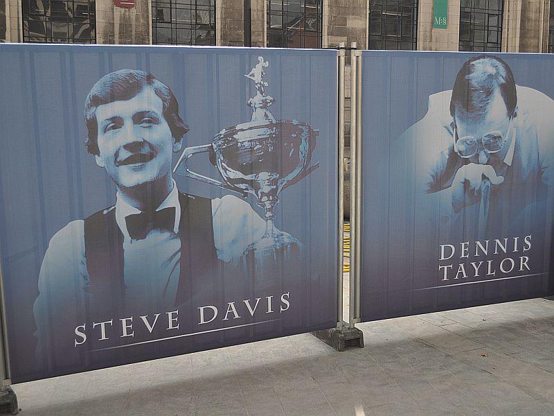 Steve Davis in Dennis Taylor sta najboljše rezultate dosegala v 80. letih. Foto: MMC RTV SLO