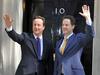 Cameron in Clegg: Do danes tekmeca, zdaj kolega