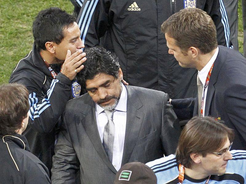 Diego Maradona se v vlogi selektorja ni izkazal. Foto: Reuters