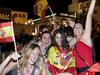 Foto: Med proslavljanji v Španiji tudi nekaj neredov
