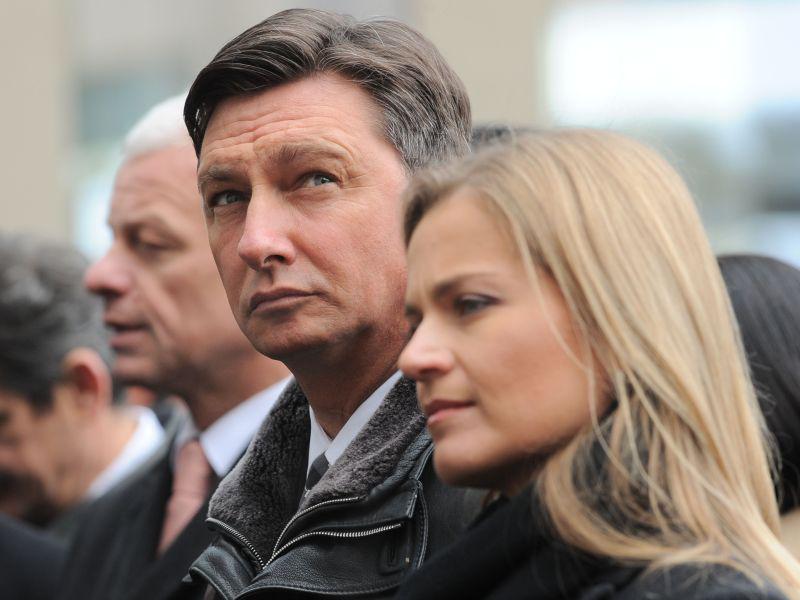 Borut Pahor in Katarina Kresal