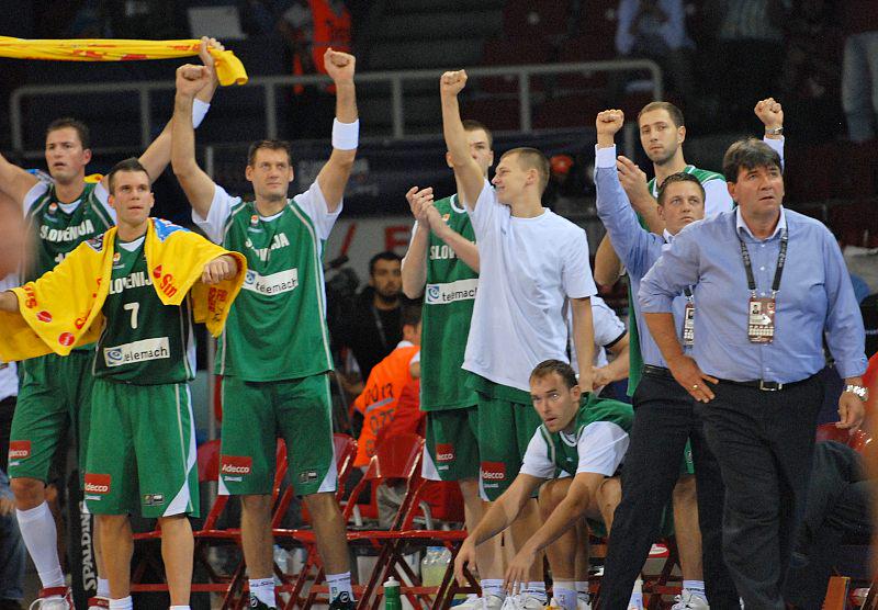 Slovenski košarkarji so v Carigradu izpolnili cilj in v splošni oceni vsekakor pustili pozitiven vtis. Foto: MMC RTV SLO/Marko Kovič