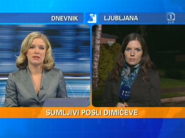 Urša Srdič se je v Dnevnik javljala iz Murgel. Foto: MMC RTV SLO