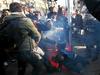 Foto: Protesti italijanskih študentov postali nasilni