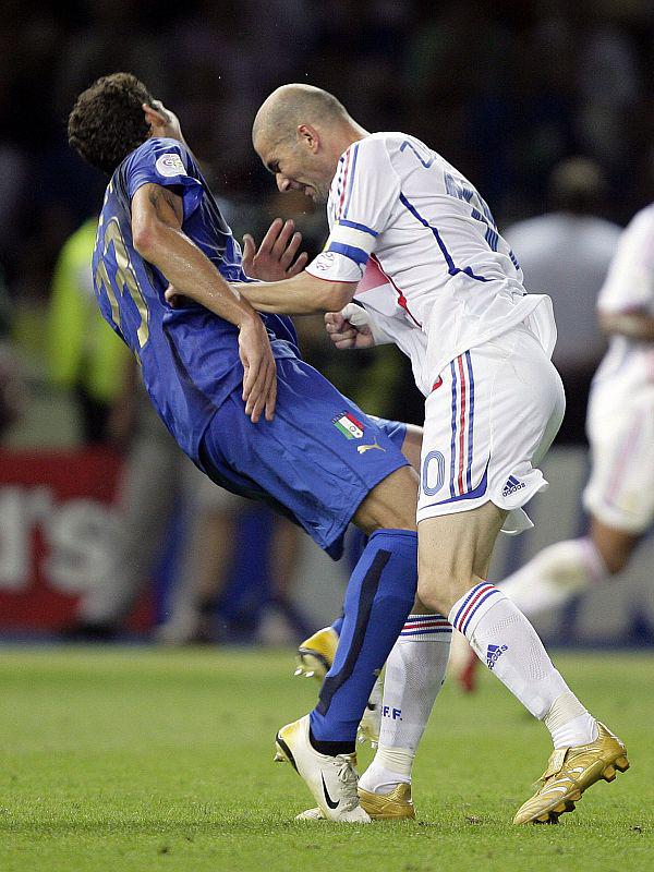 Marco Matterazzi in Zinedine Zidane