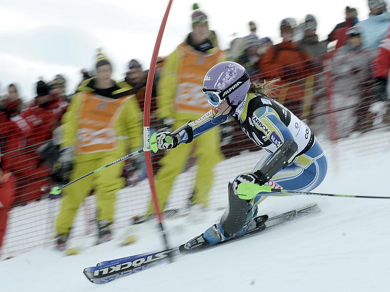 Tina Maze je lani v Mariboru slalom končala na 2. mestu, zdaj pa po dveh zadnjih 