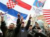 Na Hrvaškem gorijo gume, pripravlja se diplomatska ofenziva