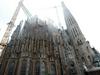 Sagrada Familia zagorela, a brez večje škode