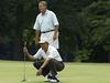 Obama skupaj z nasprotnikom odigral partijo golfa