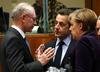 Sarkozy in Merklova za vodenje evrovlade snubita Van Rompuya