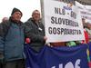 Protestniki: NLB je grobar slovenskega gospodarstva