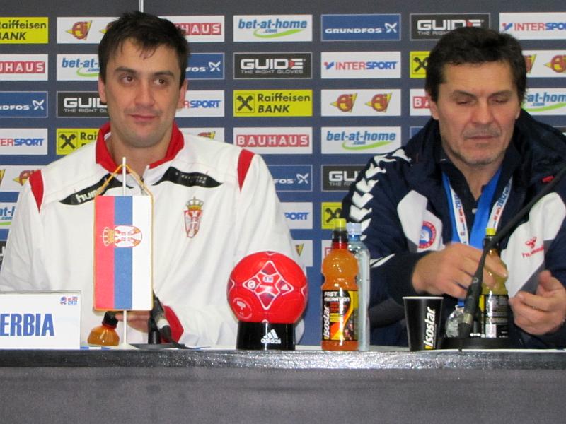 Momir Ilić in Veselin Vuković sta bila s srebrno medaljo zelo zadovoljna. Foto: MMC RTV SLO/Aleš Vozel