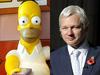 Julian Assange bo postal sosed družine Simpson