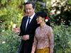 Britanski premier na zgodovinskem obisku v Mjanmaru