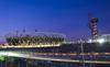 Orbitalni stolp nad londonskim olimpijskim parkom