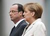 Foto: Hollande Merklovi obljubil sodelovanje pri reševanju krize