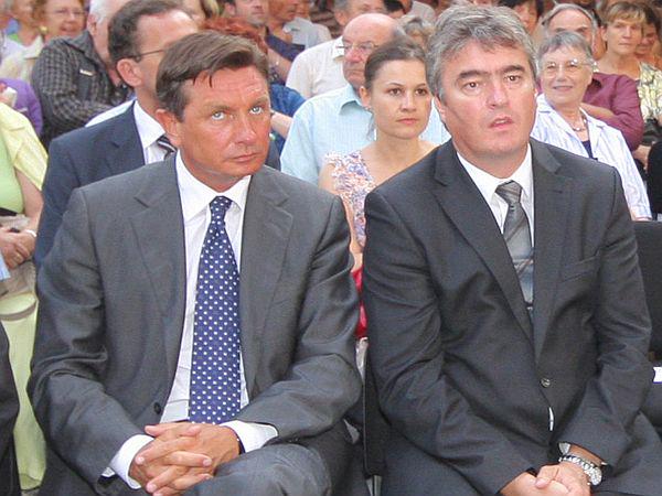 Borut Pahor in Milan Zver