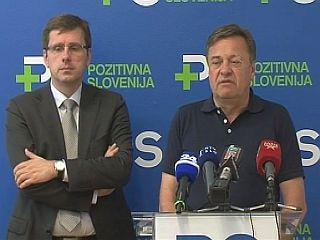 Jani Möderndorfer in Zoran Janković ostro nasprotujeta načinu sprejemanja zakona o državnem holdingu. Foto: MMC RTV SLO