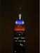 Empire State Building odet v barve slovenske zastave