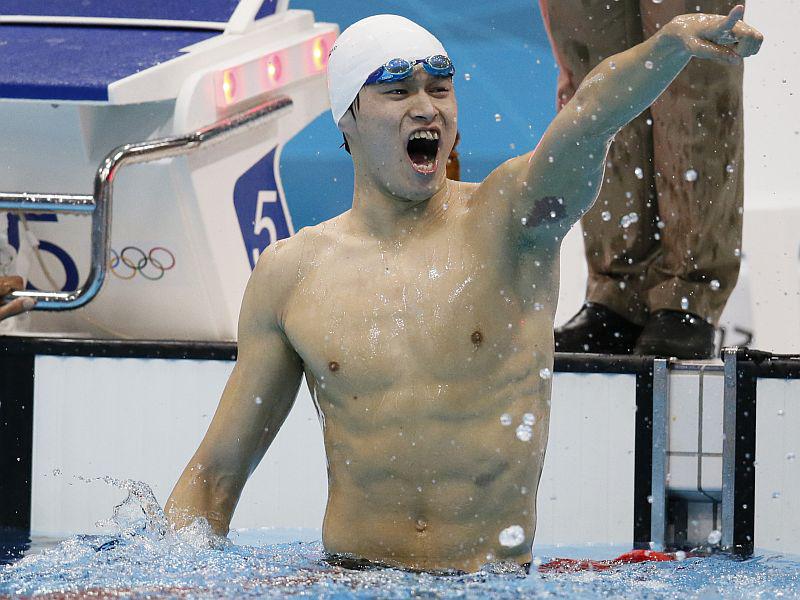 Jang Sun je šesti plavalec, ki je bil na olimpijskih igrah zlat na 400 in 1.500 m prosto. Zadnji, ki mu je to uspelo, je bil Rus Vladimir Salnikov leta 1980. Foto: EPA