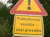 Slovenske ceste zelo slabe, a denarja za obnovo ni