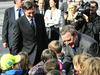 Schröder v Ljubljani podprl Pahorjevo predsedniško kandidaturo