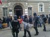 Trček po prijetju na protestu: V Sloveniji imamo očitno strahovlado