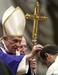 Foto: Papež Benedikt XVI. še zadnjič daroval mašo