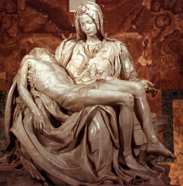 Kip Pietà V Rimu je bil prvi veliki prelom v Michelangelovi karieri. Foto: EPA