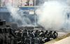 Foto: V Skopju spopad med policijo in albanskimi protestniki