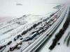 Foto: V verižnem trčenju na avstrijski avtocesti udeleženih sto vozil