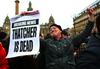 Thatcherjeva brez miru po smrti - v Londonu protest proti njeni dediščini