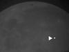 Trk meteoroida z Luno viden brez teleskopa