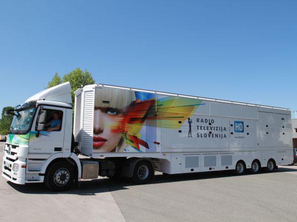 V Mariboru bomo predstavili tudi reportažno vozilo za prenose v HD-tehniki. Foto: RTV SLO
