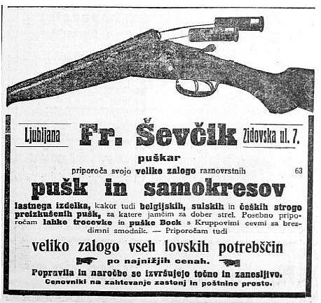 Objavil Slovenski narod, 4. oktobra 1913.