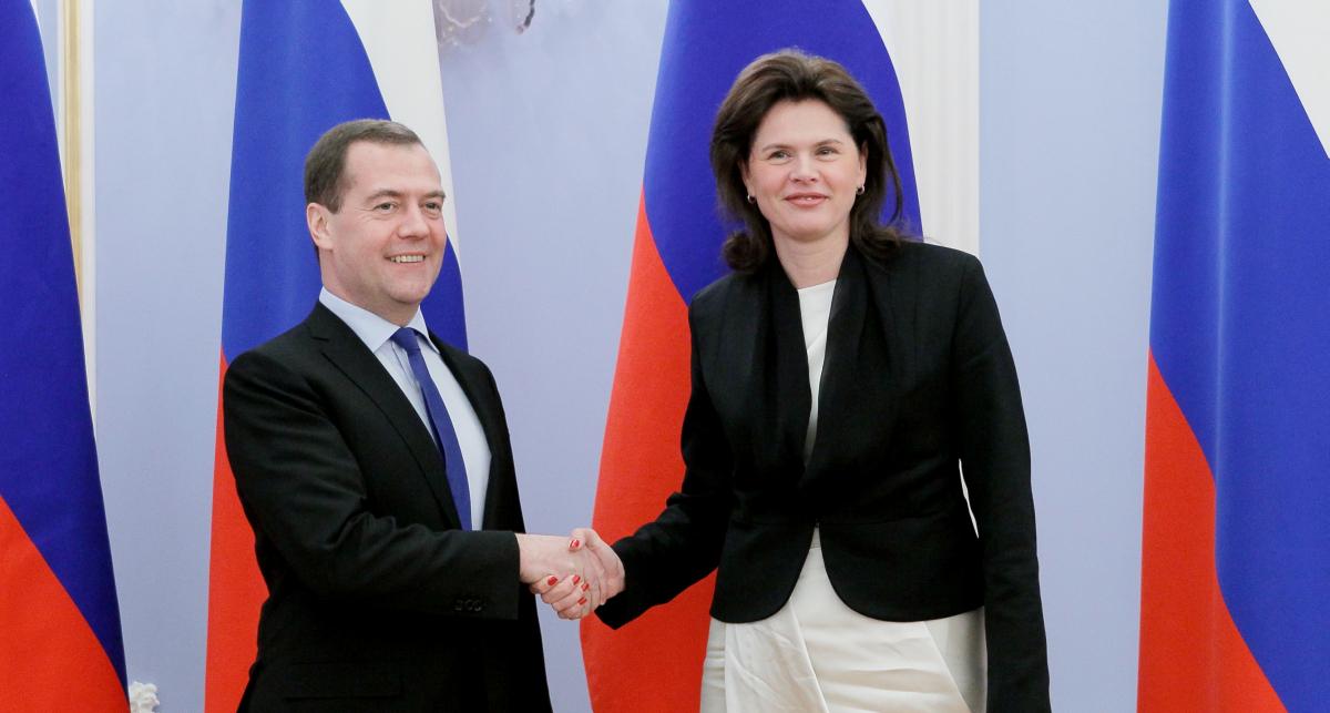 Slovenska premierka je prepričana, da je njen sestanek z Medvedjevom prvi korak pri reševanju problemov glede Južnega toka. Te probleme bomo rešili in ta projekt bo, verjame. Foto: www.kpv.gov.si