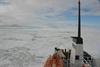 Debel led ovira reševanje ujete ruske ladje Akademik Šokalskij
