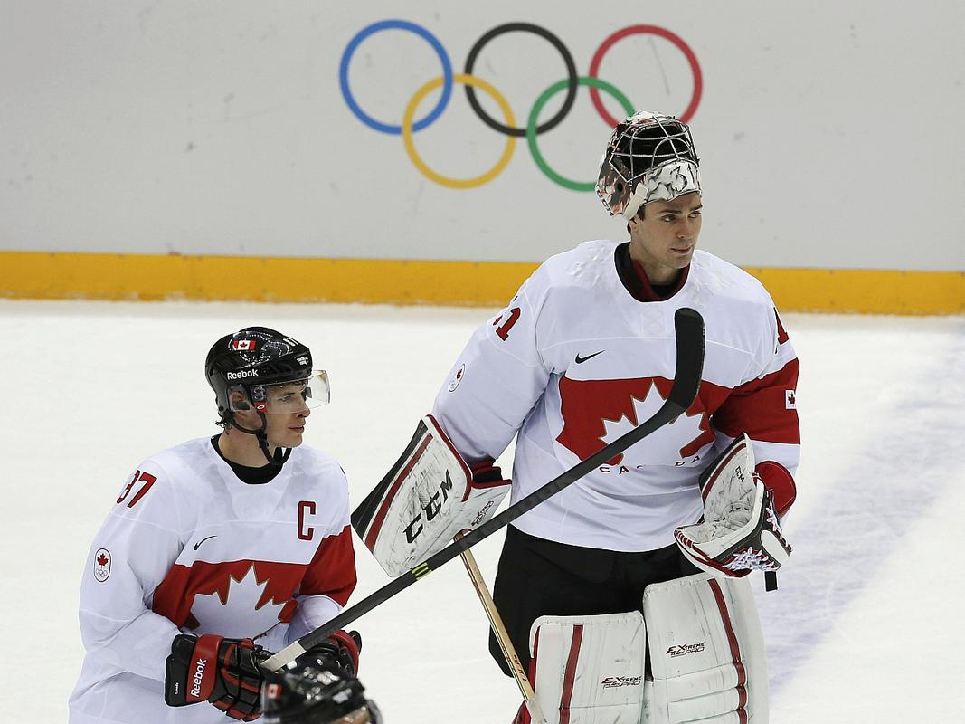 Kapetan Sidney Crosby in vratar Carey Price sta bila najzaslužnejša za naslov Kanade v Sočiju. Foto: Reuters