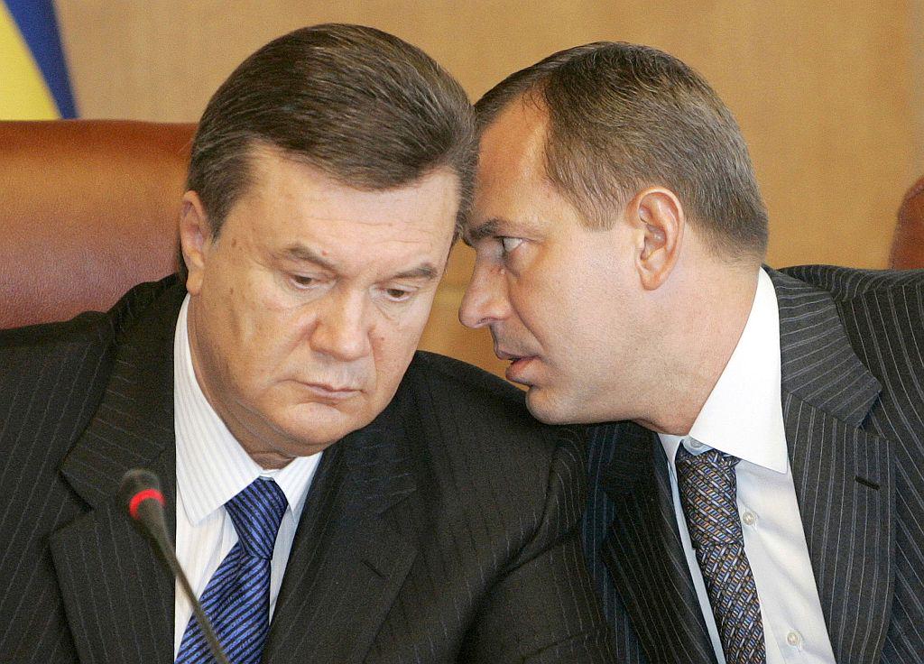 Viktor Janukovič in Andrej Kljujev