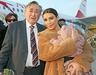 Kim Kardashian na Dunaju: varnostniki stražijo njeno vodo