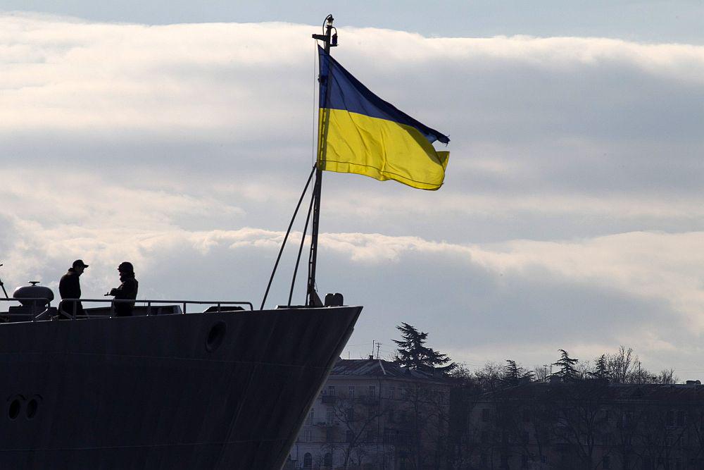 Ukrajinska ladja v bližini Sevastopola. Foto: Reuters