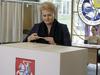 Litovski volivci podprli dosedanjo predsednico, a bo potreben drugi krog