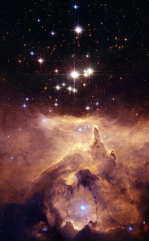 NGC 6357. Fotografija je nastala z drugim teleskopom, ne Webbom. Foto: NASA, ESA, Jesús Maíz Apellániz