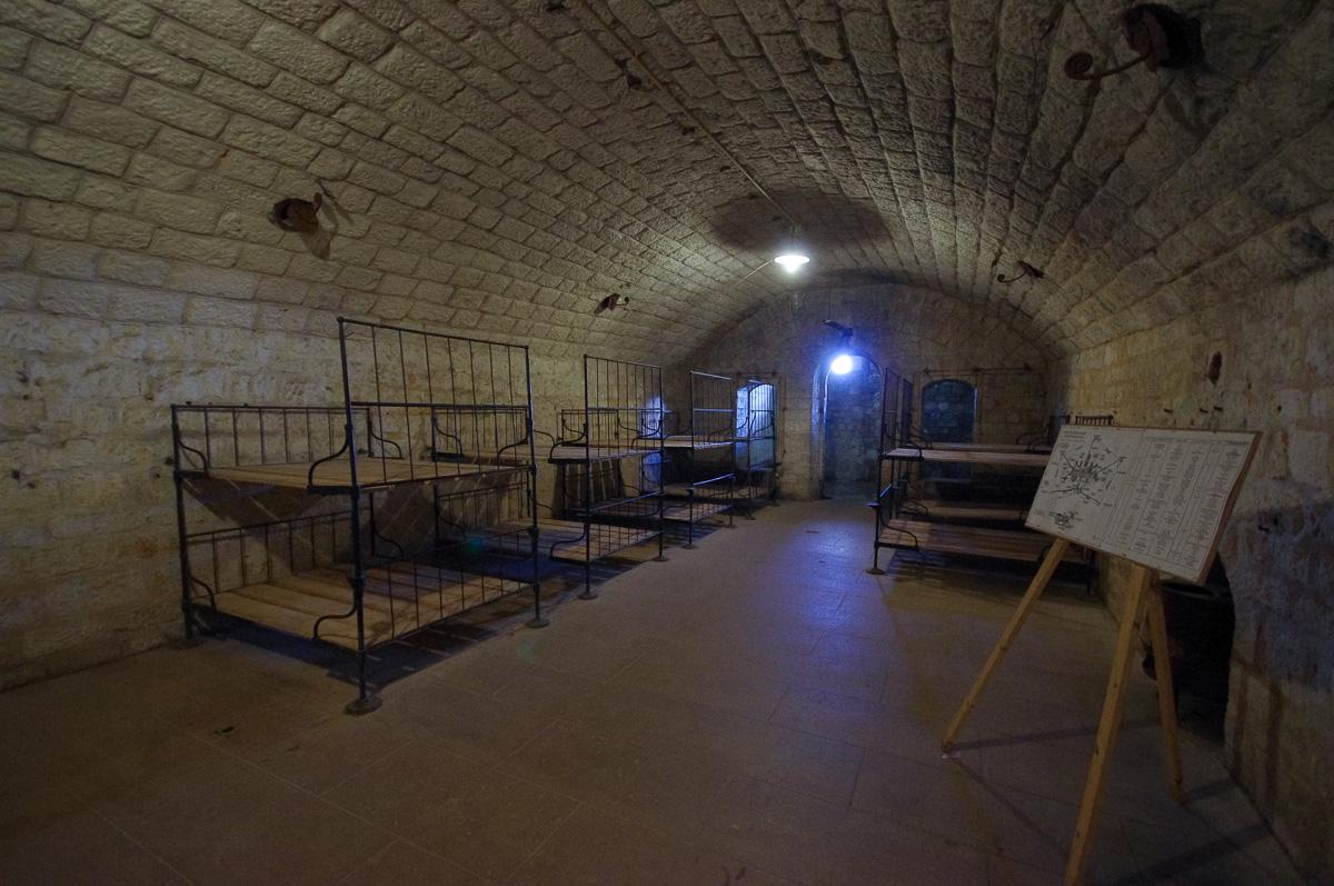 Notranjost utrdbe Fort Douaumont