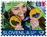 Zlata Tina Maze s svojo znamko Pošte Slovenija